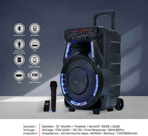 Top Battery Speaker TP2935 12"